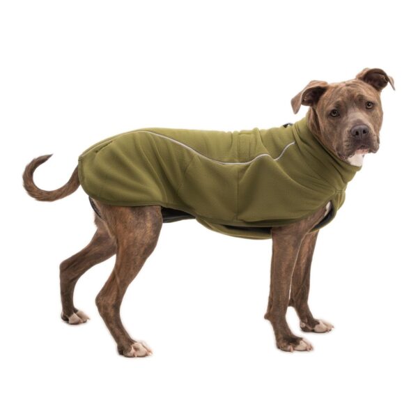 Web JPG-0588_Climate-Changer-Fleece-Vest_Cedar-Green_On-Dog_STUDIO (衣服)RUFFWEAR 保暖刷毛狗背心